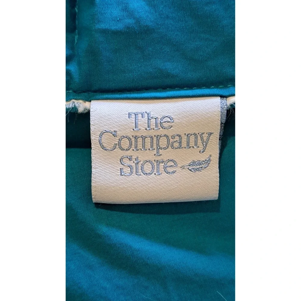 The Company Store Blue Down Comforter Full Queen Duvet Insert Bedding 94